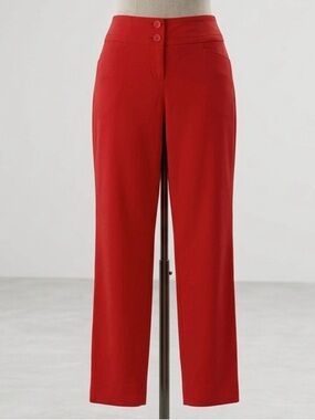 The Limited| Scarlet Red Stretch Trousers Sz 2